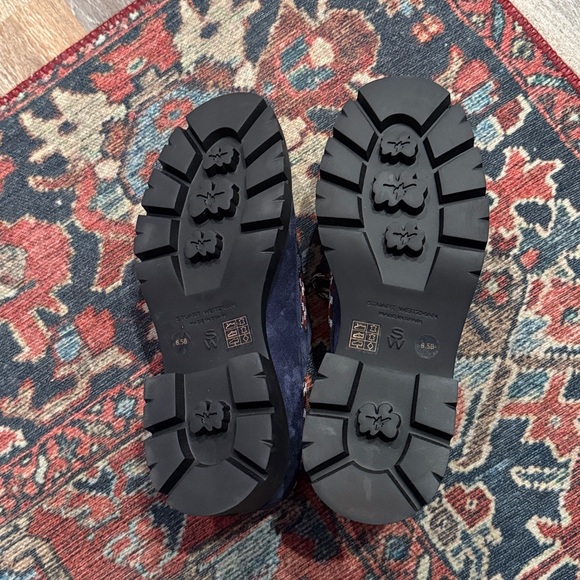 NWOT Stuart Weitzman Hudson 40MM Suede Moccasins - Picture 6 of 6